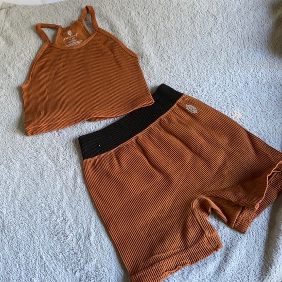 MANY COLOR SETS IN STOCK 🌺free people G/K short set or prajna happines s… - Picture 16 of 16